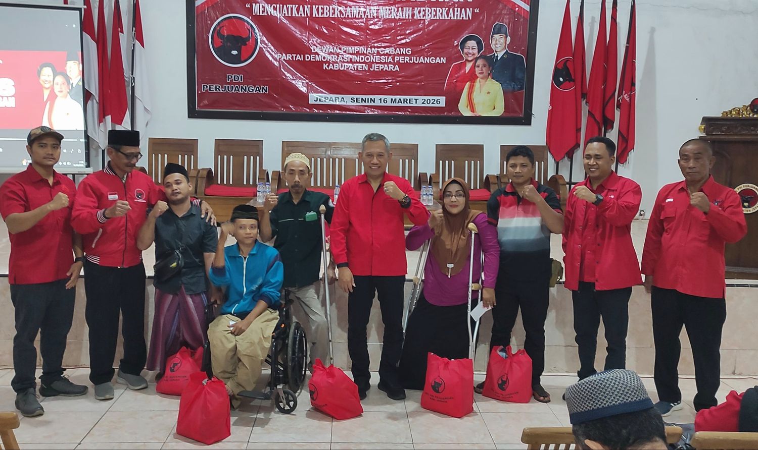 Momen Junarso bertemu sahabat difabel dalam acara Ramadhan di Jepara