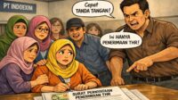 Tanda tangan untuk penerimaan THR
