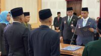 Pelantikan pejabat di ruang formal