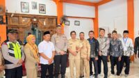 Kapolres Jepara AKBP Hadi Kristanto meninjau pelaksanaan Musdes PAW di Kabupaten Jepara