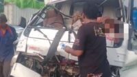 Kecelakaan Tol Gempol Pasuruan melibatkan pikap asal Jepara dan dump truk di KM 808 jalur B