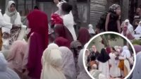 Ibu-ibu baku hantam saat salat Id di Morotai Maluku Utara viral
