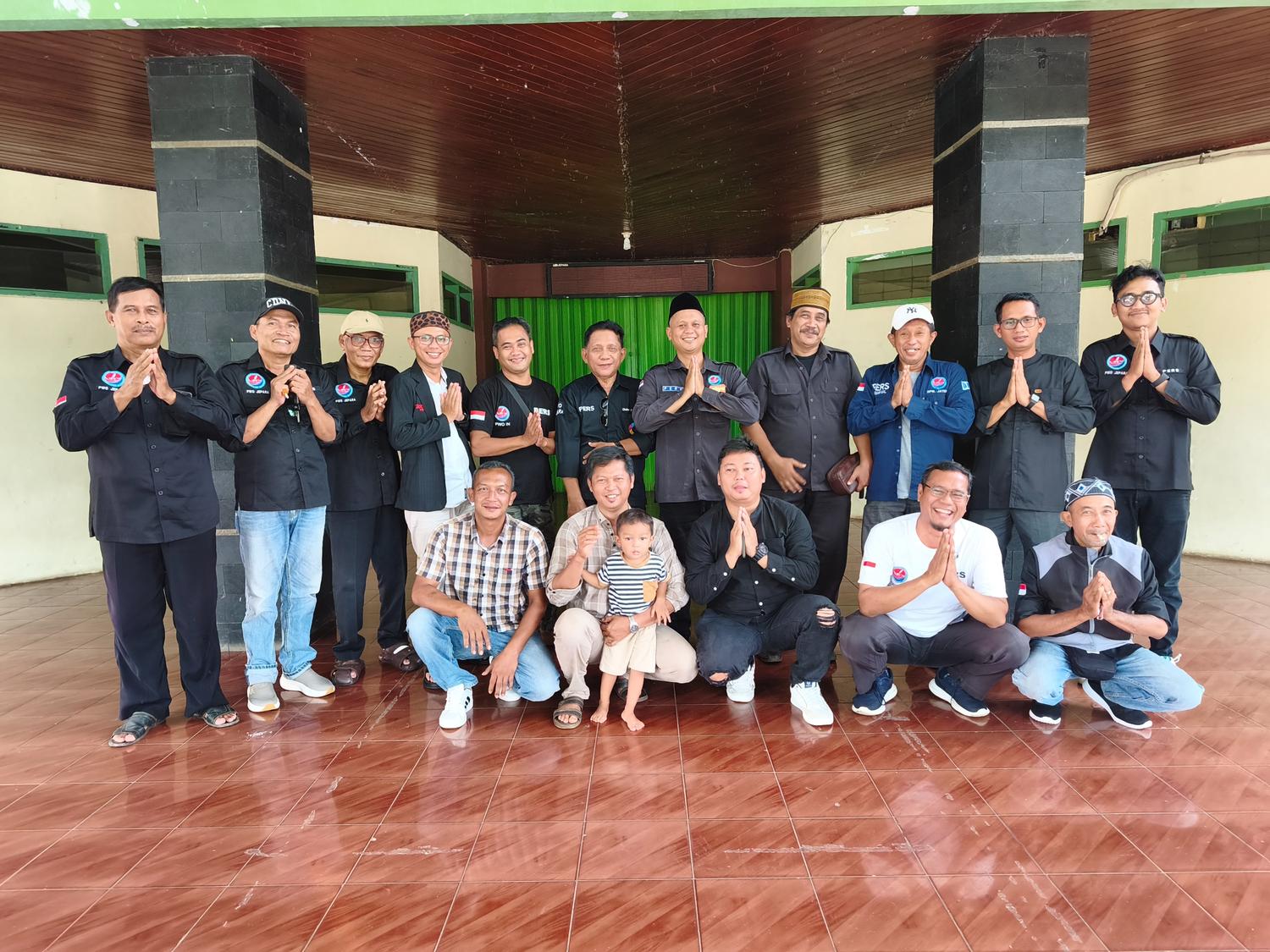 Suasana halal bihalal PWO IN Jepara di Gedung Wanita Jepara penuh kebersamaan
