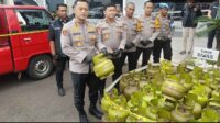 Polisi menggerebek lokasi pengoplosan gas subsidi di Bogor dan mengamankan ratusan tabung gas elpiji