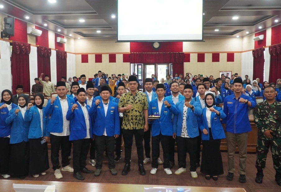 Pelantikan PMII Jepara di Gedung Shima dihadiri Bupati Witiarso Utomo
