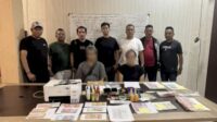 barang bukti uang palsu hasil produksi pasutri di Kupang diamankan polisi