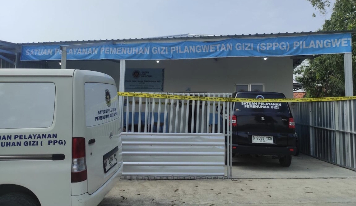 Dapur SPPG Demak dipasangi garis polisi buntut keracunan santri