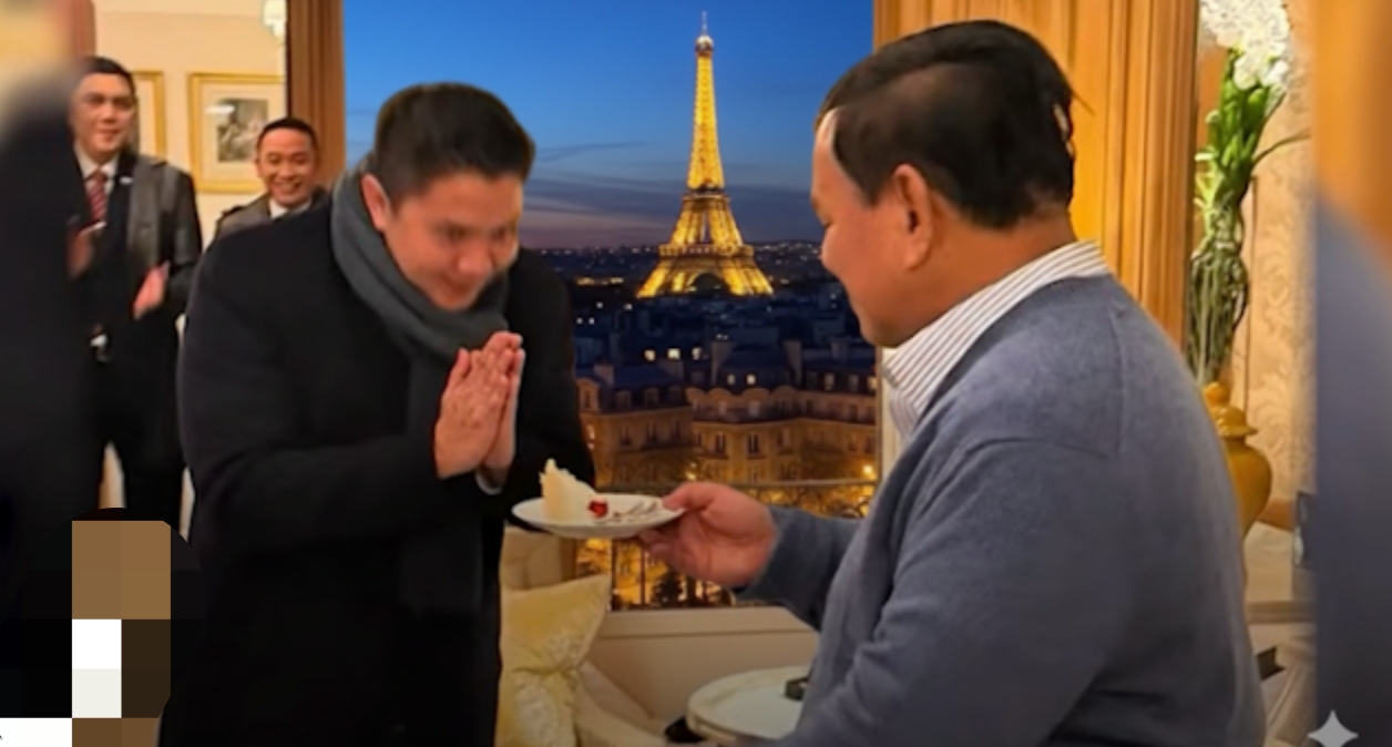 Prabowo rayakan ulang tahun Teddy di Paris saat kunjungan luar negeri